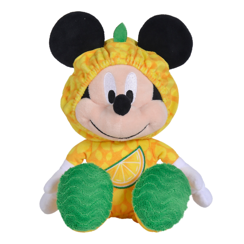  mickey mouse soft toy yellow lemon 25 cm 